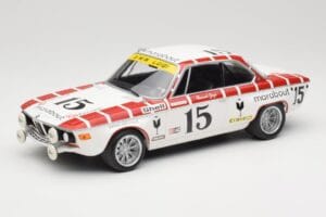 BMW 2800 CS E9 #15 Team Marabout Gaye / S. Braillard 24 Hours of Spa 1972 Minichamps 1:18 155722715 Metalas