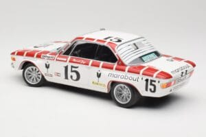 BMW 2800 CS E9 #15 Team Marabout Gaye / S. Braillard 24 Hours of Spa 1972 Minichamps 1:18 155722715 Metalas - nuotrauka 5 iš 6