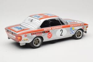 BMW 2800 CS E9 #2 Team Schnitzer J. Fitzpatrick / H. Heyer Winners Grand Prix Touring Cars Nurburgring 1972 Minichamps 1:18 1 - nuotrauka 2 iš 6