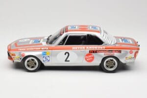 BMW 2800 CS E9 #2 Team Schnitzer J. Fitzpatrick / H. Heyer Winners Grand Prix Touring Cars Nurburgring 1972 Minichamps 1:18 1 - nuotrauka 3 iš 6