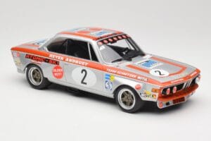 BMW 2800 CS E9 #2 Team Schnitzer J. Fitzpatrick / H. Heyer Winners Grand Prix Touring Cars Nurburgring 1972 Minichamps 1:18 1 - nuotrauka 4 iš 6