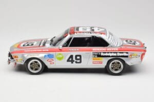 BMW 2800 CS E9 #49 Team Schnitzer G. Herzog / H. Heyer 24 Hours of Spa 1972 Minichamps 1:18 155722749 Metalas - nuotrauka 3 iš 6
