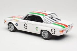 BMW 2800 CS E9 #9 Castrol BMW T. Moorkens / E. Haxhe 24 Hours of Spa 1971 Minichamps 1:18 155712709 Metalas - nuotrauka 5 iš 6