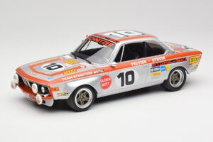 BMW 2800 CS Team Schnitzer #10 J. Fitzpatrick / J. Peltier Spa 1972 Minichamps 1:18 155722710 Metalas