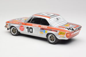 BMW 2800 CS Team Schnitzer #10 J. Fitzpatrick / J. Peltier Spa 1972 Minichamps 1:18 155722710 Metalas - nuotrauka 5 iš 6