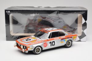 BMW 2800 CS Team Schnitzer #10 J. Fitzpatrick / J. Peltier Spa 1972 Minichamps 1:18 155722710 Metalas - nuotrauka 6 iš 6