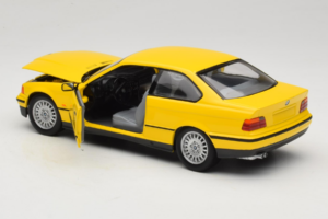 BMW 3 Series E36 Coupe Geltonas UT Models 1:18 180023320 Metalas - nuotrauka 5 iš 8