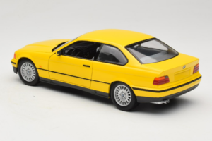 BMW 3 Series E36 Coupe Geltonas UT Models 1:18 180023320 Metalas - nuotrauka 7 iš 8