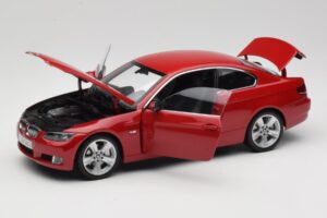 BMW 3 Series E92 Raudonas Kyosho 1:18 80430407219 Metalas - nuotrauka 2 iš 8