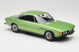 BMW 3.0 CSi E9 Green Metallic Minichamps 1:18 155028034 Metalas - nuotrauka 4 iš 6