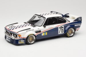 BMW 3.0 CSL E9 Garage Du Bac #76 P. Depnic / H. Coulon 24 Hours of Le Mans 1977 Minichamps 1:18 155772576 Metalas