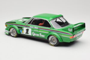 BMW 3.0 CSL E9 #1 Alpina G. Nilsson / D. Quester Winners Nürburgring 1977 Minichamps 1:18 155772501 Metalas - nuotrauka 5 iš 6