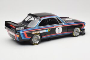 BMW 3.0 CSL E9 #1 BMW Motorsport H-J. Stuck Winner Norisring Trophy 1974 Minichamps 1:18 155742691 Metalas - nuotrauka 2 iš 6