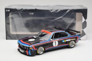 BMW 3.0 CSL E9 #1 BMW Motorsport H-J. Stuck Winner Norisring Trophy 1974 Minichamps 1:18 155742691 Metalas - nuotrauka 6 iš 6