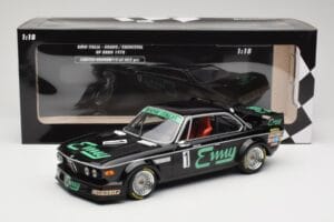 BMW 3.0 CSL E9 #1 F. Grano / P. Xhenceval GP Brno 1978 Minichamps 1:18 155782501 Metalas - nuotrauka 6 iš 6