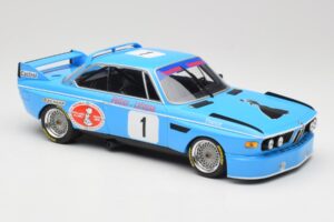 BMW 3.0 CSL E9 #1 Precision Liegeoise J. Peltier / C. Lafosse Winners 4 Hours Monza 1974 Minichamps 1:18 155742681 Metalas - nuotrauka 3 iš 6