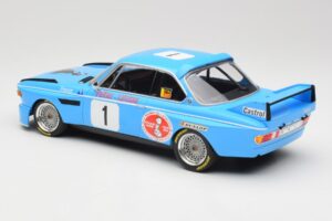 BMW 3.0 CSL E9 #1 Precision Liegeoise J. Peltier / C. Lafosse Winners 4 Hours Monza 1974 Minichamps 1:18 155742681 Metalas - nuotrauka 4 iš 6