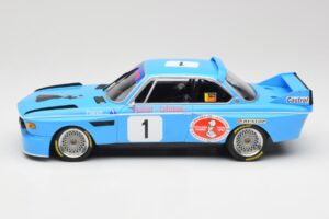 BMW 3.0 CSL E9 #1 Precision Liegeoise J. Peltier / C. Lafosse Winners 4 Hours Monza 1974 Minichamps 1:18 155742681 Metalas - nuotrauka 5 iš 6