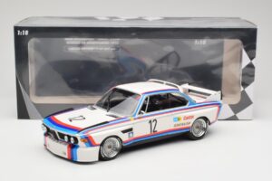 BMW 3.0 CSL E9 #12 BMW Motorsport C. Amon / H-J. Stuck Winners 6 Hours Nurburgring 1973 Minichamps 1:18 155732612 Metalas - nuotrauka 6 iš 6