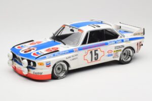 BMW 3.0 CSL E9 #15 BMW Alpina J. Peltier / H. Menzel 24 Hours of Spa 1973 Minichamps 1:18 155732695 Metalas
