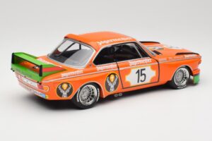 BMW 3.0 CSL E9 #15 Jägermeister Racing N. Lauda / G. Joisten 6 Hours Nurburgring 1973 Minichamps 1:18 155732615 Metalas - nuotrauka 2 iš 6