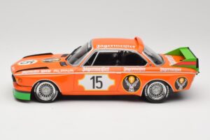 BMW 3.0 CSL E9 #15 Jägermeister Racing N. Lauda / G. Joisten 6 Hours Nurburgring 1973 Minichamps 1:18 155732615 Metalas - nuotrauka 3 iš 6
