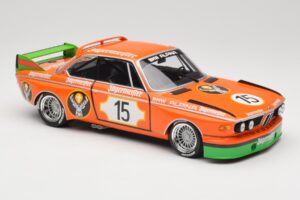 BMW 3.0 CSL E9 #15 Jägermeister Racing N. Lauda / G. Joisten 6 Hours Nurburgring 1973 Minichamps 1:18 155732615 Metalas - nuotrauka 4 iš 6