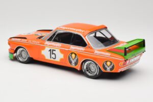 BMW 3.0 CSL E9 #15 Jägermeister Racing N. Lauda / G. Joisten 6 Hours Nurburgring 1973 Minichamps 1:18 155732615 Metalas - nuotrauka 5 iš 6
