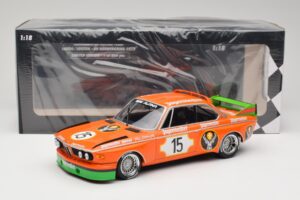 BMW 3.0 CSL E9 #15 Jägermeister Racing N. Lauda / G. Joisten 6 Hours Nurburgring 1973 Minichamps 1:18 155732615 Metalas - nuotrauka 6 iš 6