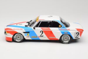 BMW 3.0 CSL E9 #2 Luigi Racing A. de Fierlant / P. Xhenceval Winners 24 Hours of Spa 1975 Minichamps 1:18 155752602 Metalas - nuotrauka 3 iš 6
