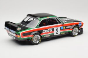 BMW 3.0 CSL E9 #2 Luigi Racing J-M. de Wael / A. de Fierlant Winners GP Nurburgring 1976 Minichamps 1:18 155762502 Metalas - nuotrauka 2 iš 6