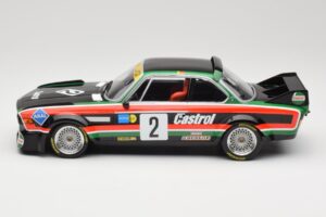 BMW 3.0 CSL E9 #2 Luigi Racing J-M. de Wael / A. de Fierlant Winners GP Nurburgring 1976 Minichamps 1:18 155762502 Metalas - nuotrauka 3 iš 6