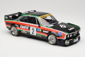 BMW 3.0 CSL E9 #2 Luigi Racing J-M. de Wael / A. de Fierlant Winners GP Nurburgring 1976 Minichamps 1:18 155762502 Metalas - nuotrauka 4 iš 6