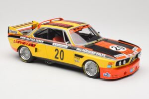 BMW 3.0 CSL E9 #20 BMW Faltz Alpina W. Werner / H. Schommers Norisring Trophy 1974 Minichamps 1:18 155742620 Metalas - nuotrauka 4 iš 6