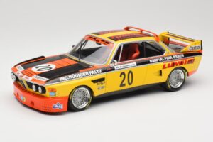 BMW 3.0 CSL E9 #20 BMW Faltz Alpina W. Werner / H. Schommers Norisring Trophy 1974 Minichamps 1:18 155742620 Metalas