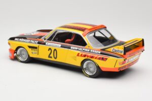 BMW 3.0 CSL E9 #20 BMW Faltz Alpina W. Werner / H. Schommers Norisring Trophy 1974 Minichamps 1:18 155742620 Metalas - nuotrauka 5 iš 6