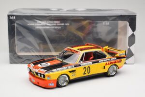 BMW 3.0 CSL E9 #20 BMW Faltz Alpina W. Werner / H. Schommers Norisring Trophy 1974 Minichamps 1:18 155742620 Metalas - nuotrauka 6 iš 6