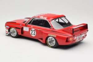 BMW 3.0 CSL E9 #23 Faltz Alpina A. de Fierlant / H. Grohs Zandvoort Trophy 1975 Minichamps 1:18 155752623 Metalas - nuotrauka 5 iš 6