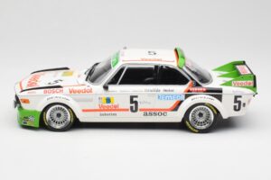 BMW 3.0 CSL E9 #5 Assoc Interim J-C. Chavan / A. Detrin Winners 24 Hours of Spa 1976 Minichamps 1:18 155762505 Metalas - nuotrauka 3 iš 6