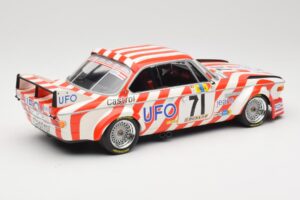 BMW 3.0 CSL E9 #71 Luigi Racing P. Xhenceval / J. Dieudonné 24 Hours of Le Mans 1977 Minichamps 1:18 155772571 Metalas - nuotrauka 2 iš 6