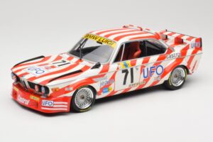 BMW 3.0 CSL E9 #71 Luigi Racing P. Xhenceval / J. Dieudonné 24 Hours of Le Mans 1977 Minichamps 1:18 155772571 Metalas