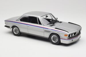 BMW 3.0 CSL E9 Polaris Silver Minichamps 1:18 155028135 Metalas - nuotrauka 4 iš 6