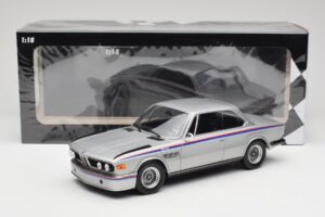 BMW 3.0 CSL E9 Polaris Silver Minichamps 1:18 155028135 Metalas - nuotrauka 6 iš 6