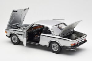 BMW 3.0 CSL E9 Sidabrinis Minichamps 1:18 180029020 Metalas - nuotrauka 5 iš 8