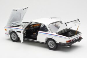 BMW 3.0 CSL E9 Su Spoilerių Komplektu Baltas Minichamps 1:18 180029021 Metalas - nuotrauka 5 iš 8