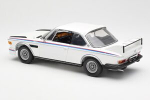 BMW 3.0 CSL E9 Su Spoilerių Komplektu Baltas Minichamps 1:18 180029021 Metalas - nuotrauka 7 iš 8