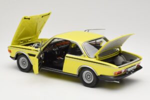BMW 3.0 CSL E9 Geltonas Minichamps 1:18 80430137980 Metalas - nuotrauka 5 iš 8