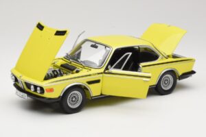 BMW 3.0 CSL E9 Geltonas Minichamps 1:18 80430137980 Metalas - nuotrauka 2 iš 8