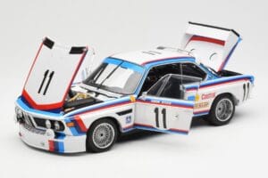 BMW 3.0 CSL #11 C. Amon / H. Stuck 24 Hours of Spa 1973 AUTOart 1:18 87347 Metalas - nuotrauka 2 iš 8