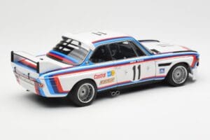 BMW 3.0 CSL #11 C. Amon / H. Stuck 24 Hours of Spa 1973 AUTOart 1:18 87347 Metalas - nuotrauka 3 iš 8